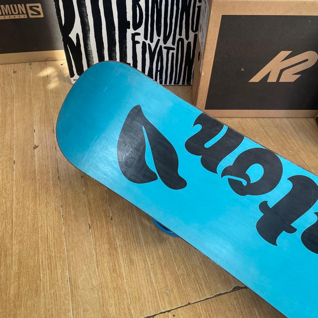 BURTON　キッズスノーボードセット　116cm　バートン　バイン付3点セット