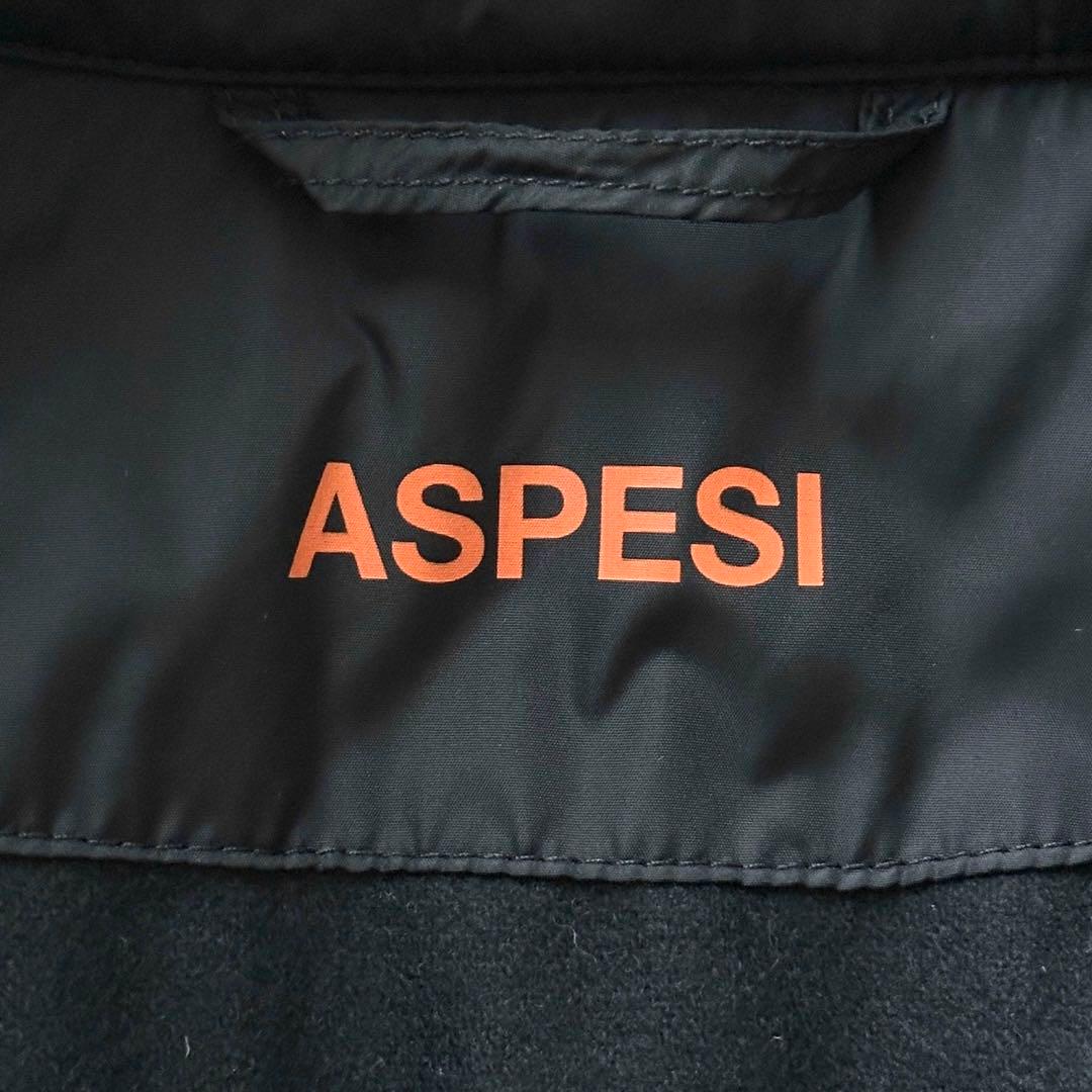 ASPESI THERMORE 中綿 ナイロン トレンチコート サイズS 黒