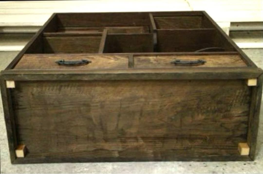 茶箪笥 古い 飾り棚 道具棚