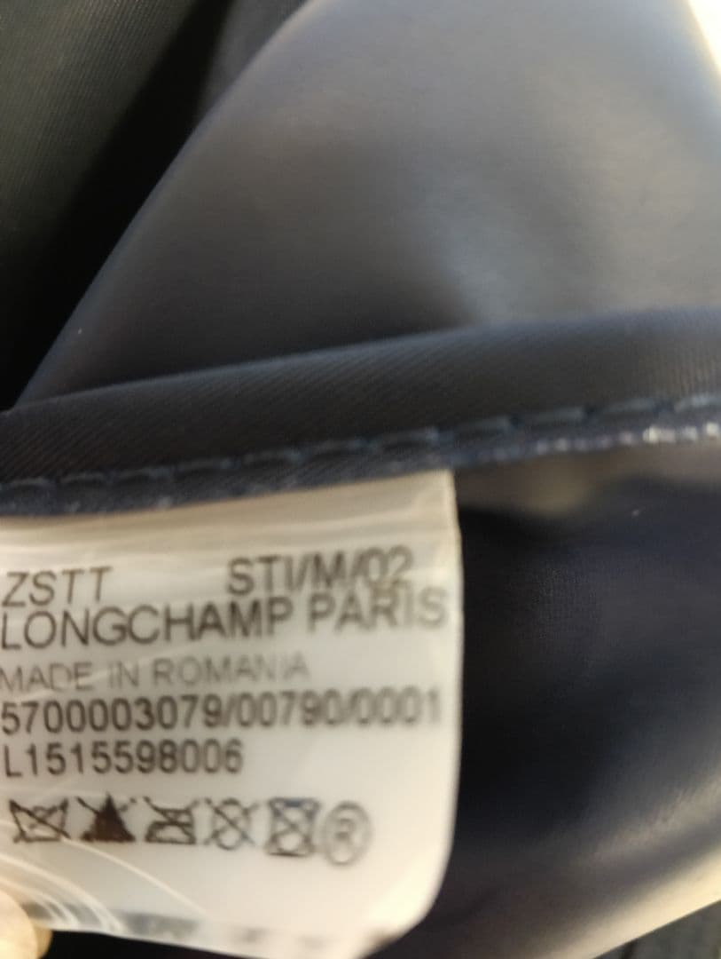 ロンシャン　プリアージュ　ネイビー トートバッグ