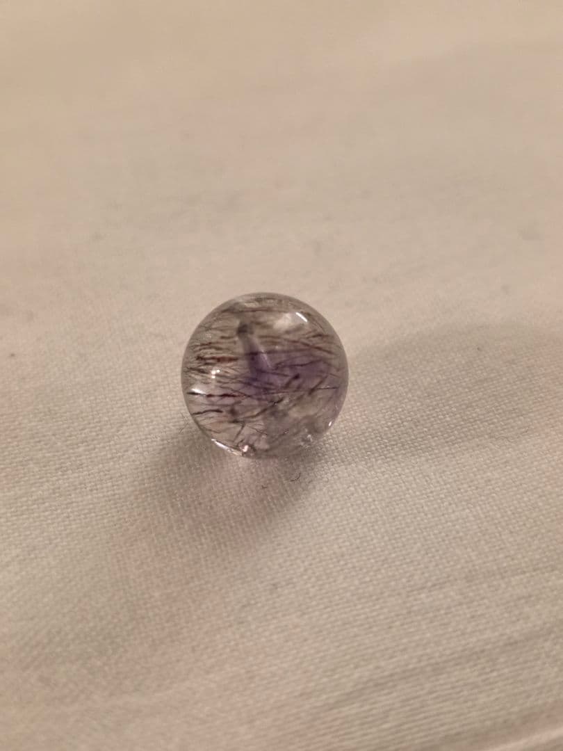 【高貴・紫の守護】天然スーパーセブン 13mm（アメジストベース/極上ルース）