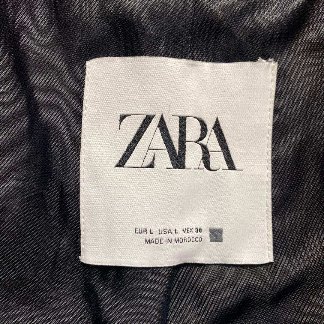 極美品✨ZARA ザラ　ヘリンボーン　チェスターコート　L オーバーサイズ