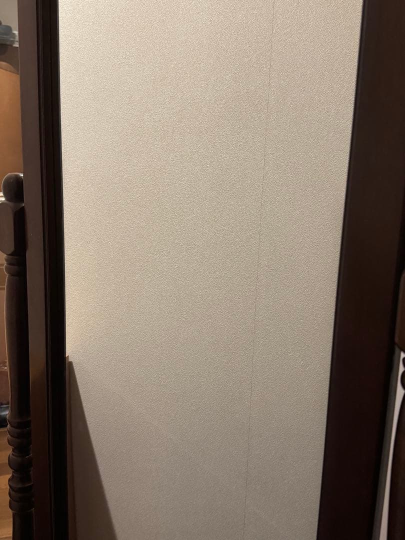 英国クラシック 北欧レトロ 木製 脚付き スタンドミラー 全身鏡 古家具　猫脚