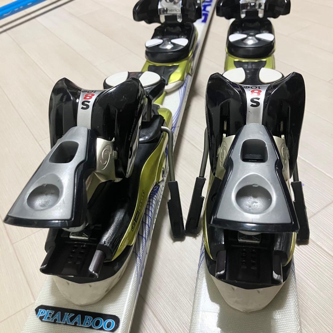 【良品】SALOMON DEMO8P3サロモン スキー160/ケース.ストック付
