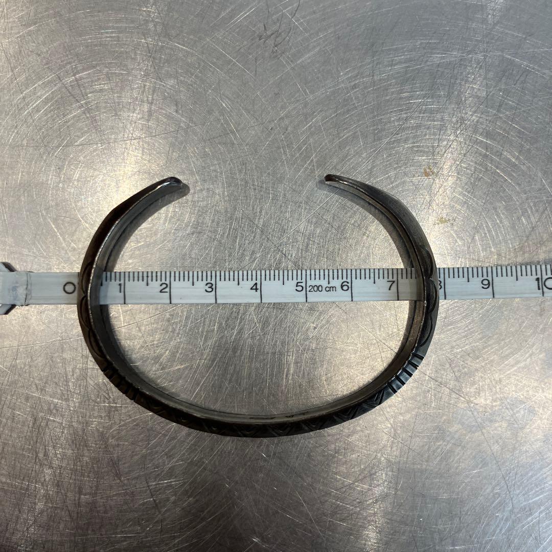 NAVAJO ナバホ シルバー バングル インディアンジュエリー T23m