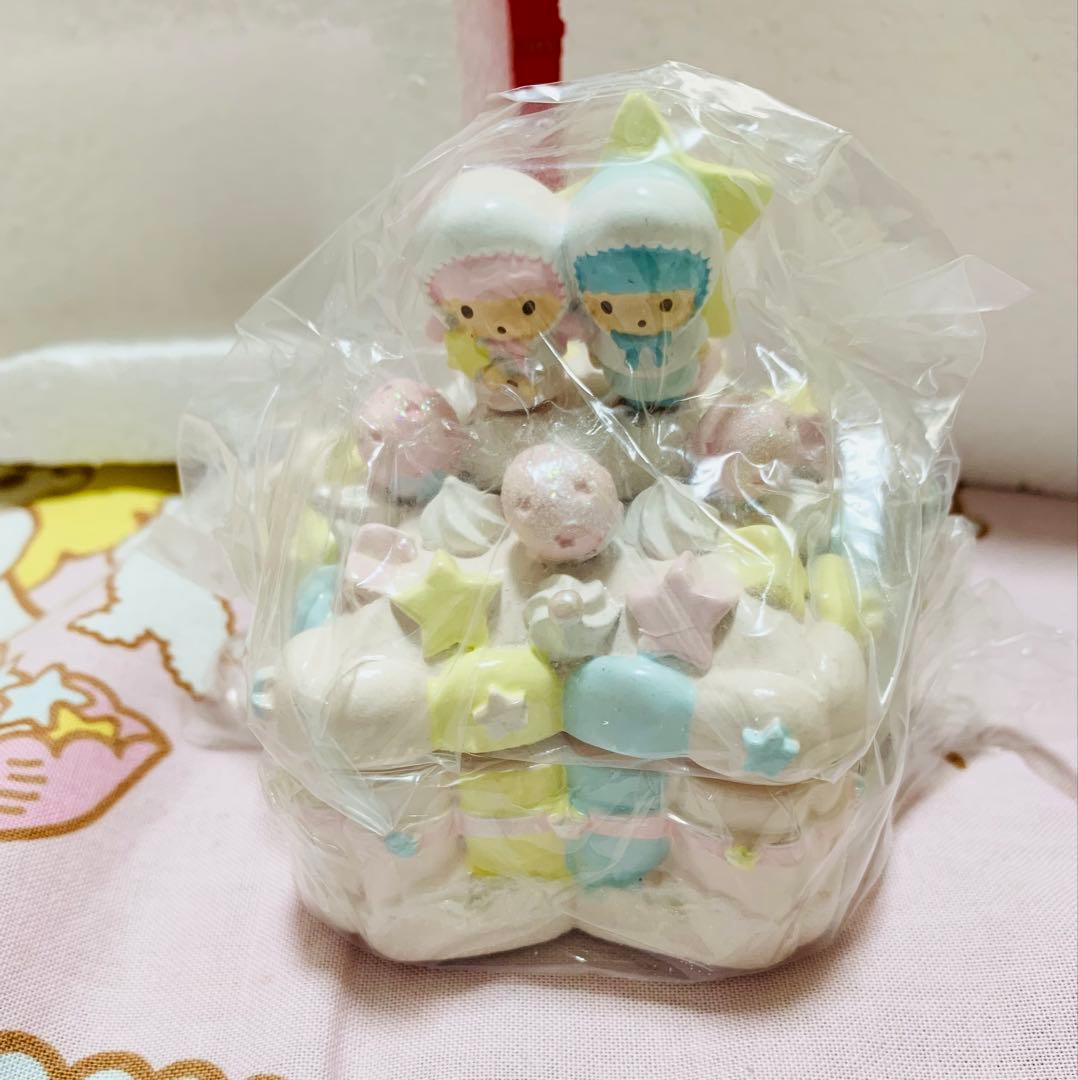 リトルツインスターズ ケーキ型小物入れ キキララ キキ＆ララ