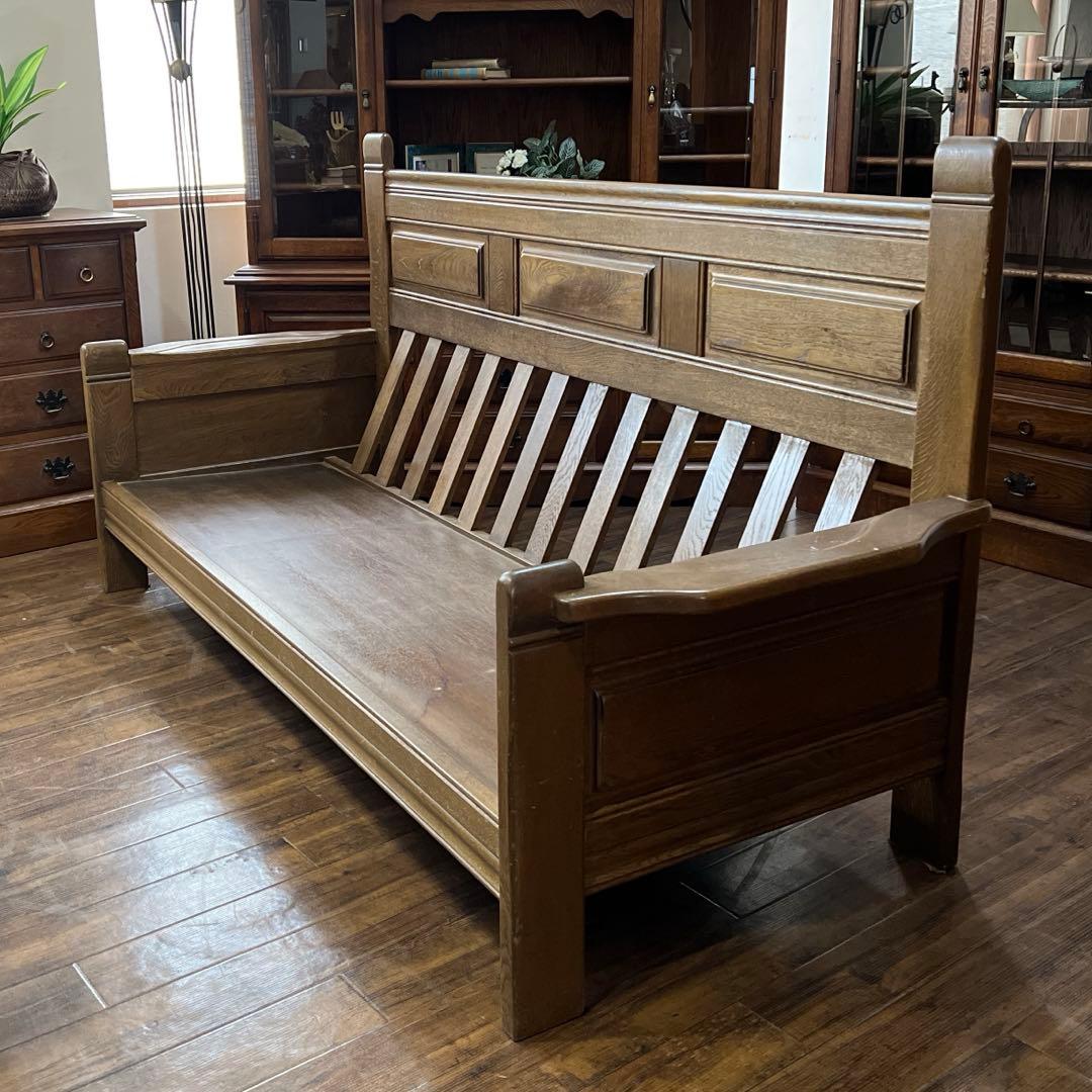 k477r121 葉山ガーデン 3人掛けソファ オーク 無垢材 トリプルソファ