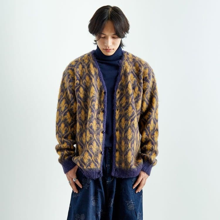 Needles モヘア カーディガン Sサイズ