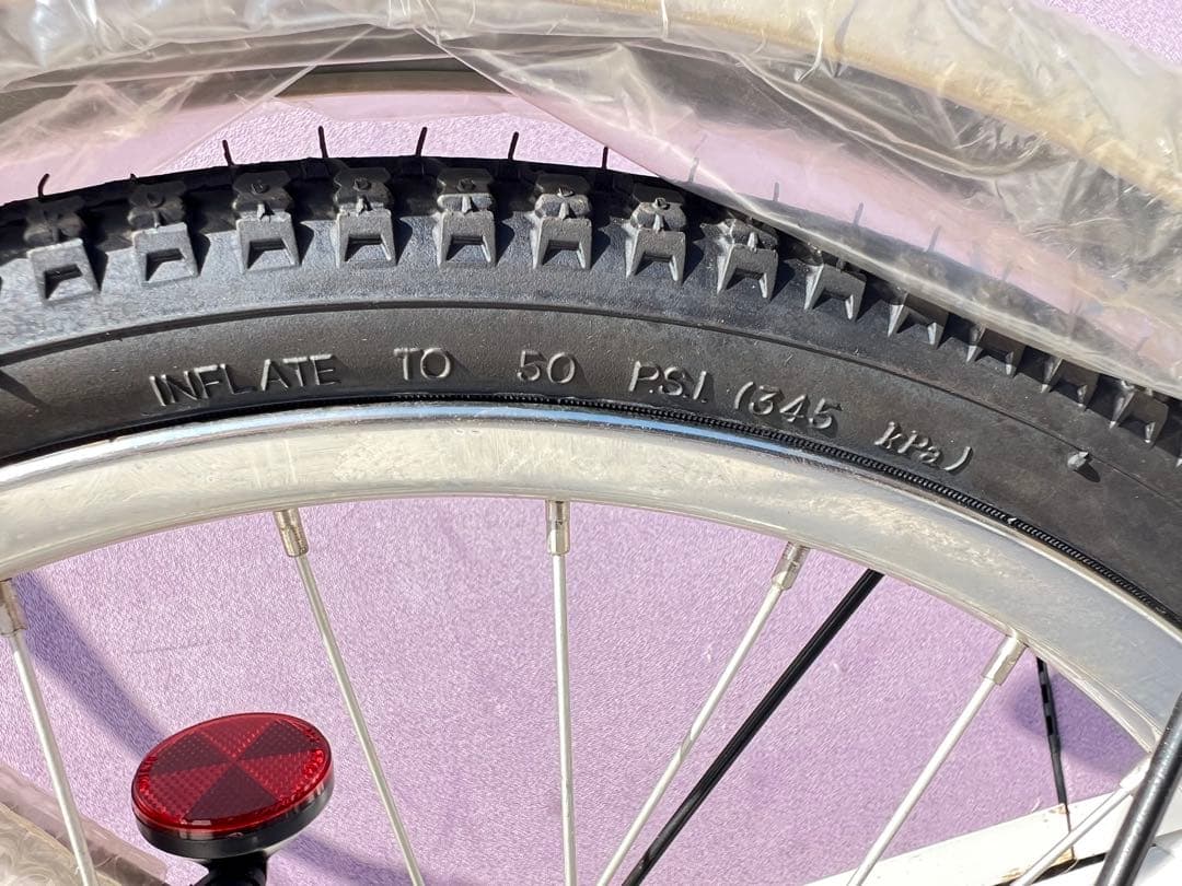 AERO折りたたみ自転車 ホワイト 小径