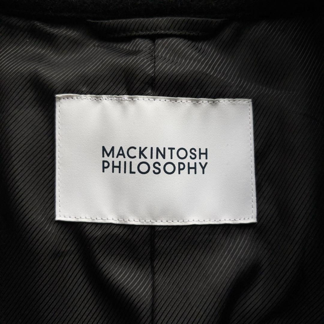 美品 マッキントッシュ 現行 ウェリントン ショートビーバー カシミヤ 黒 38