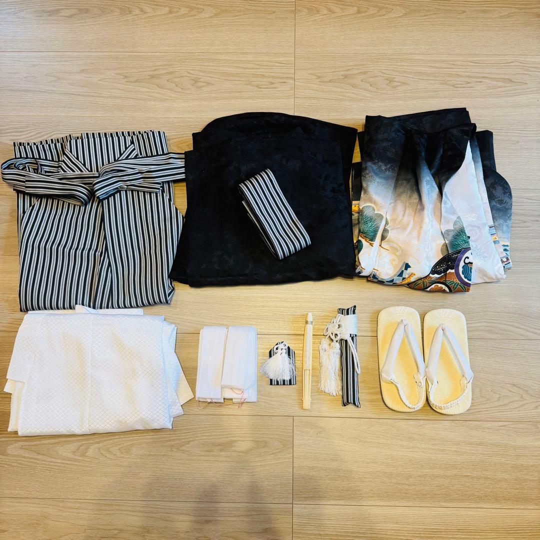 【五歳　七五三用着物セット】※肩上げ済