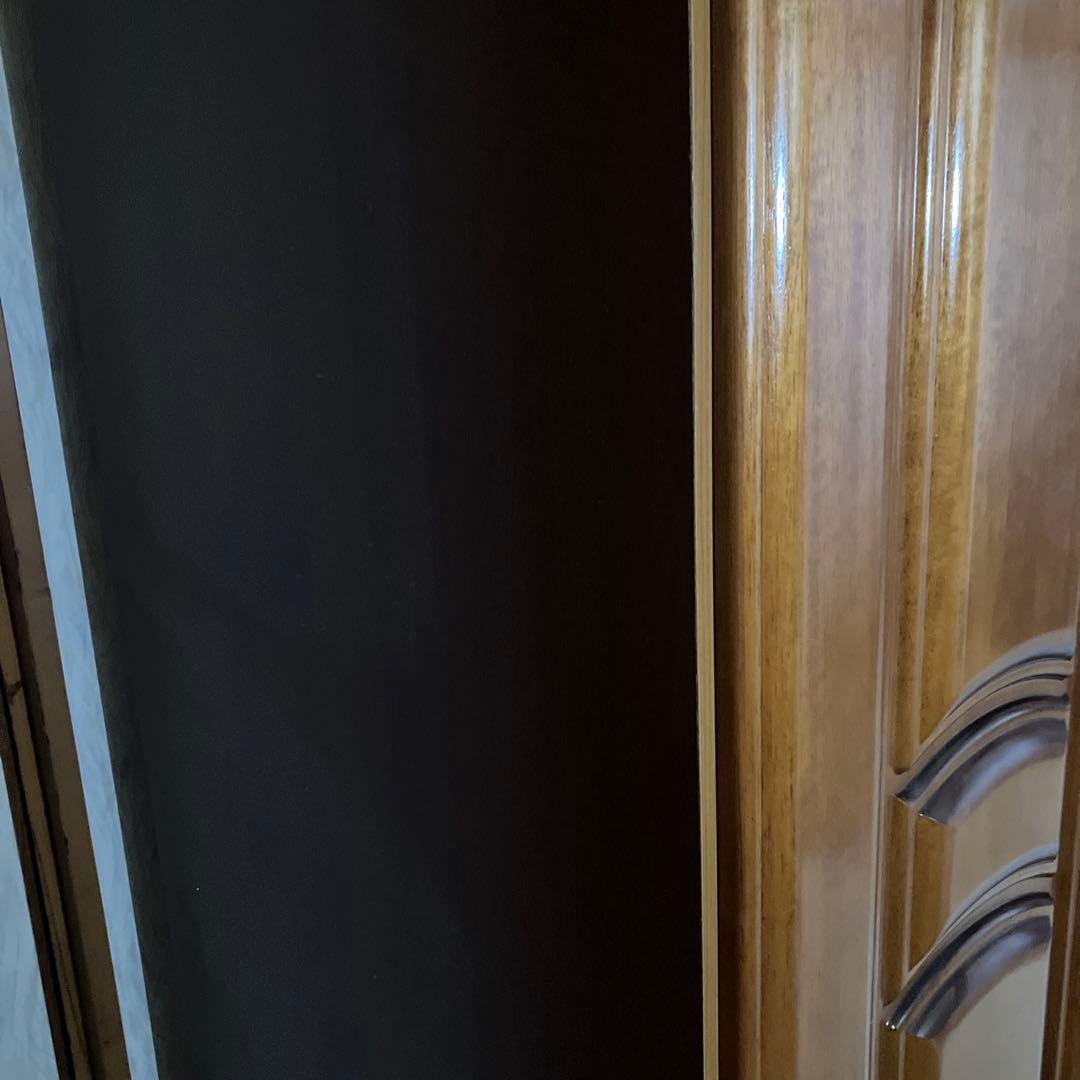 ワードローブ　洋服ダンス　ミラー付き　レトロ