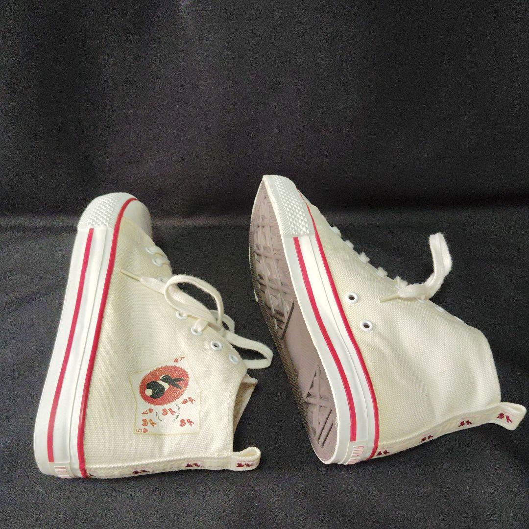 ピンクハウス　ハイカットスニーカー　レディース　白　うさぎ　トランプ柄　L