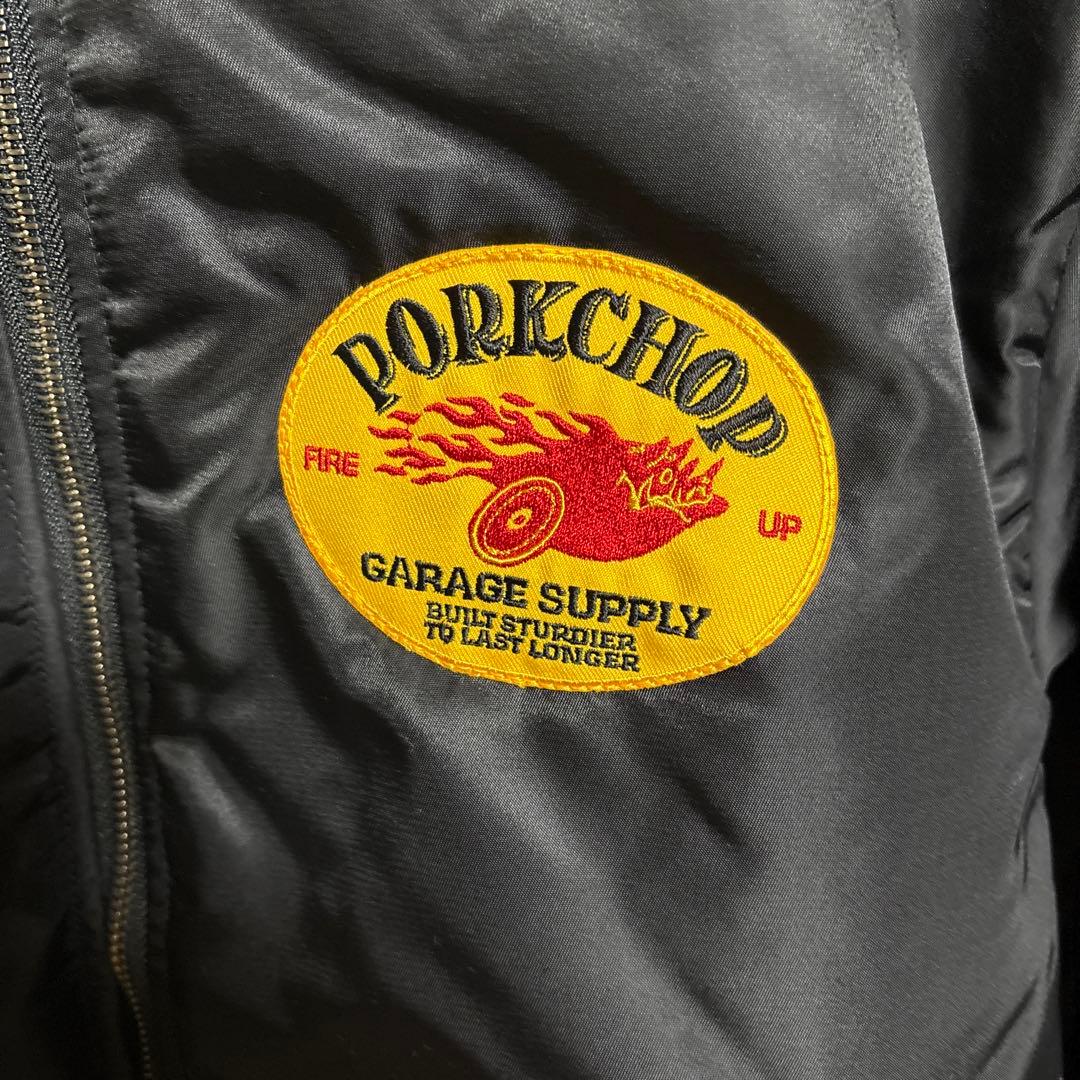 porkchop MA1 jacket ブラック　M