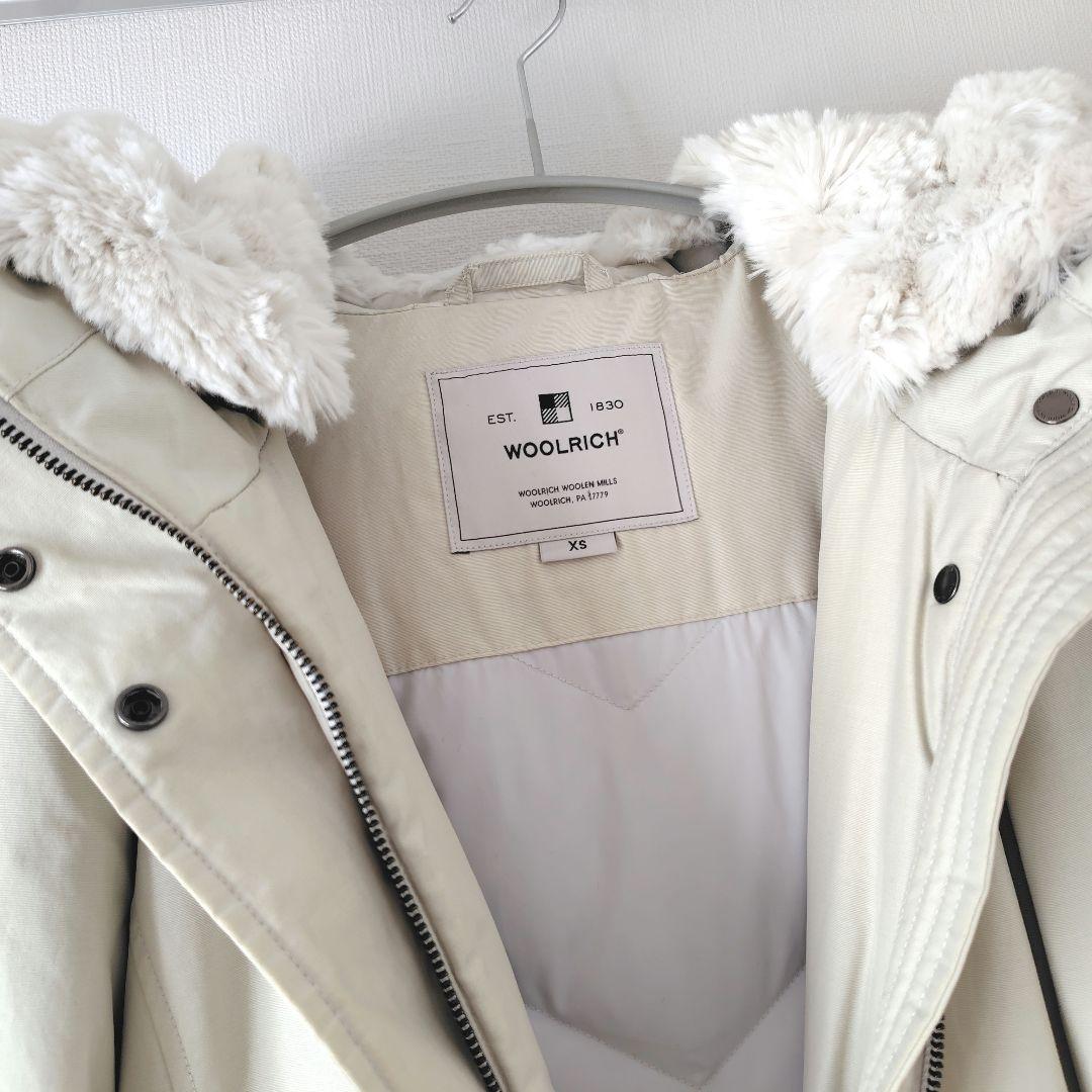 ウールリッチ ボルダーパーカ ライトグレー ホワイト WWCPS2803