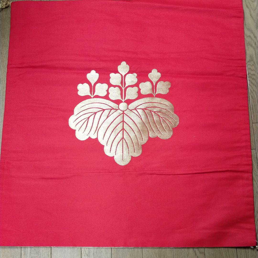 1735蔵出し　アンティーク末広がり家の繁栄小槌金運アップ縁起物の特大袱紗