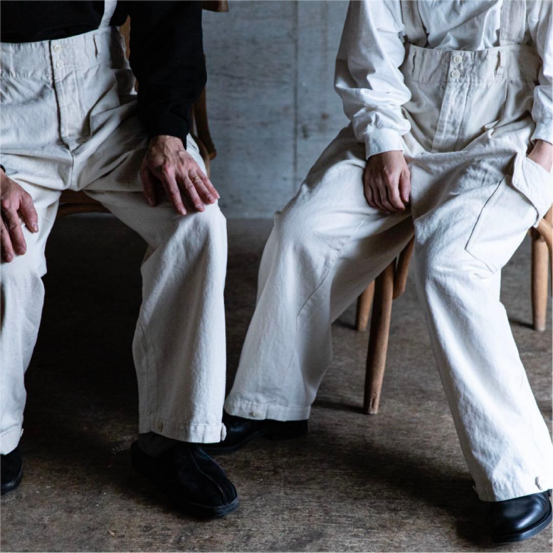 2024 UpcycleLino × OEUVRE チノサスペンダーパンツ