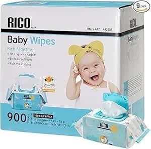 関東から関西へ発送のみ RICO 赤ちゃん用 おしりふき 900枚 コストコ