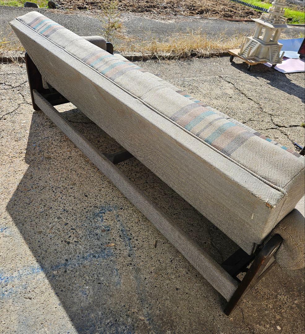 オールドカリモク ソファベッド 椅子 リクライニング レトロ ヴィンテージ