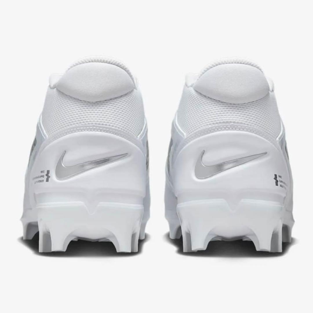 ナイキ 27 アルファメナス プロ アメフト スパイク シューズ 靴 白 g