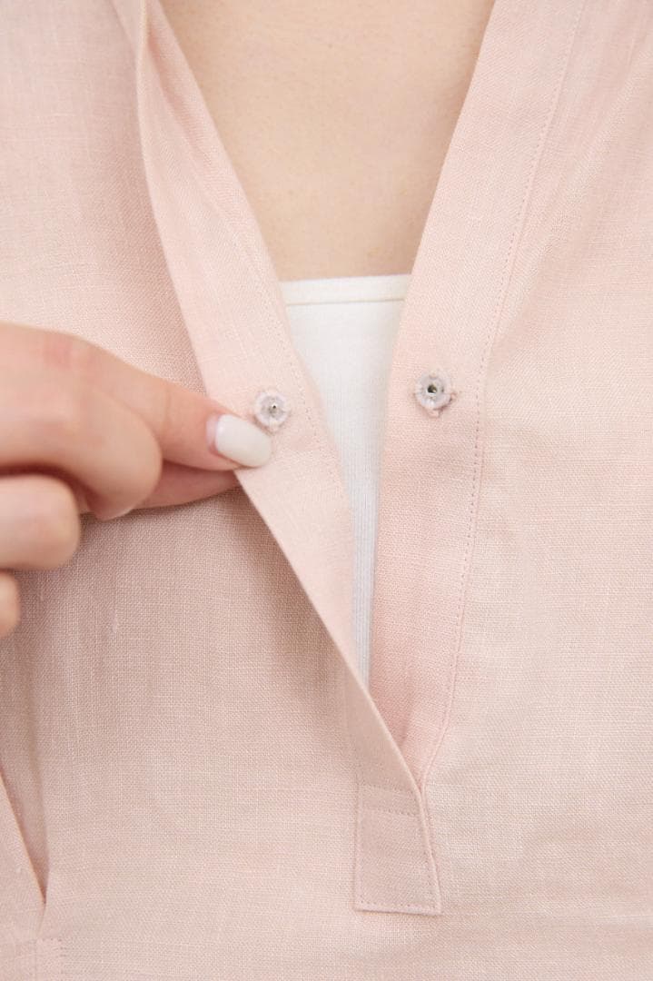 【GALLARDA GALANTE】ハーフスリーブウエストシェイプシャツ