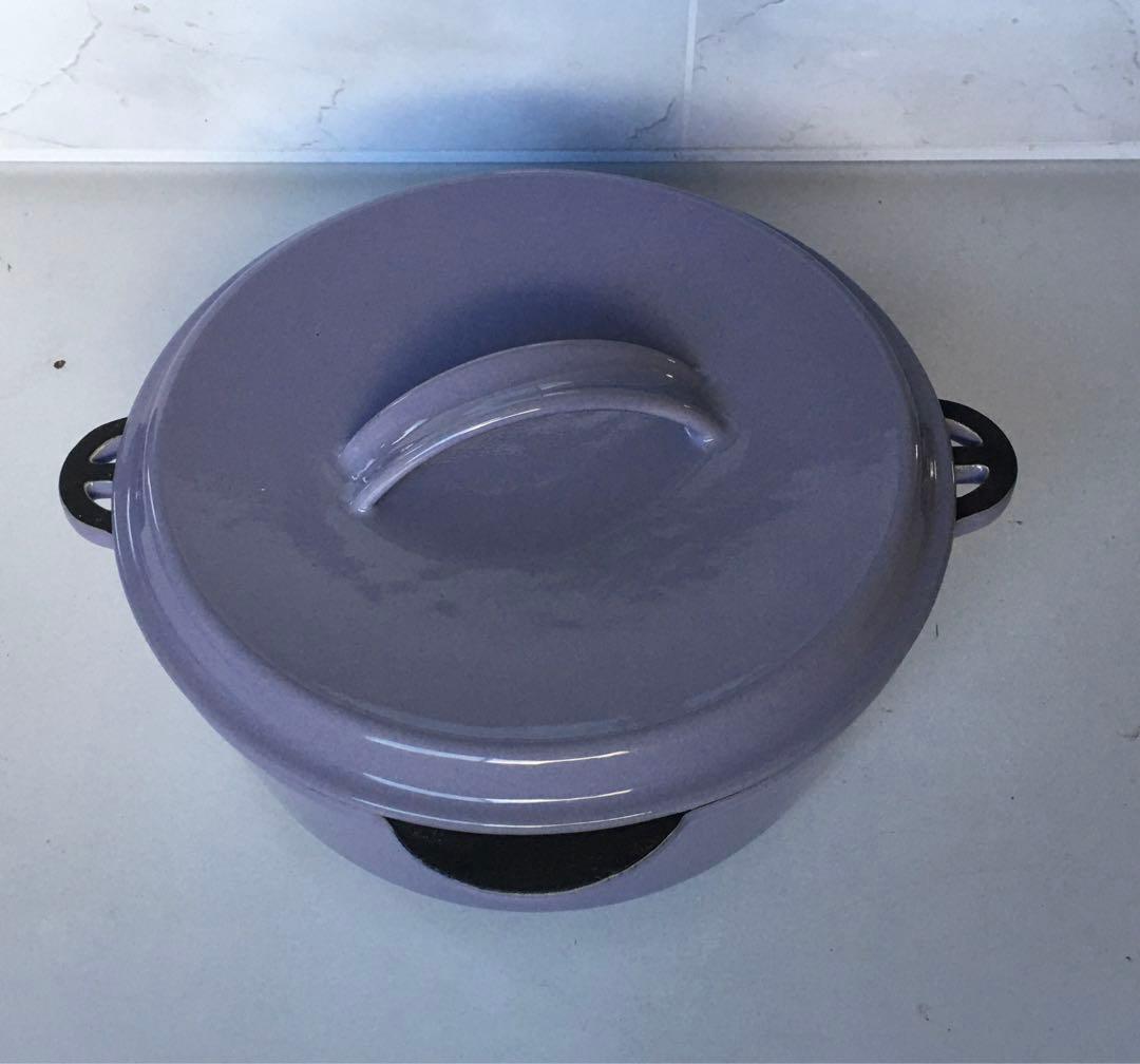 両手 鋳物 ホーロー鍋　20cm