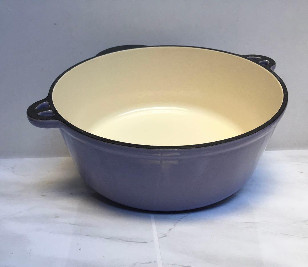 両手 鋳物 ホーロー鍋　20cm