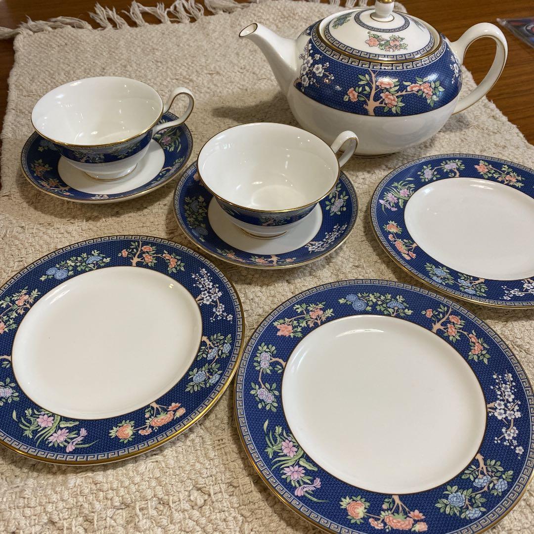 ウェッジウッド　ボーンチャイナ　BLUESIAM