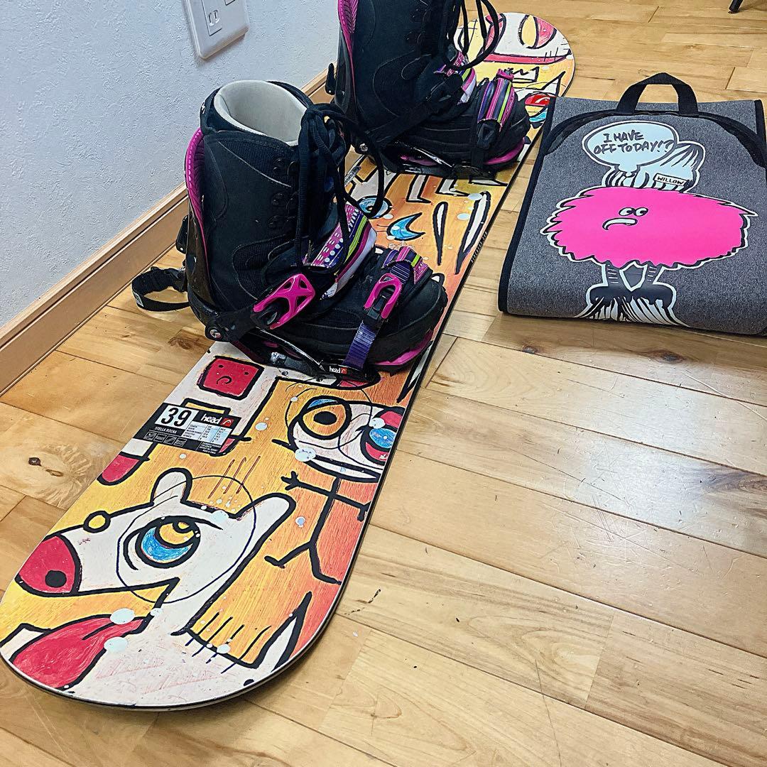 美品 HEAD レディース スノーボード 139cm BURTON バートン