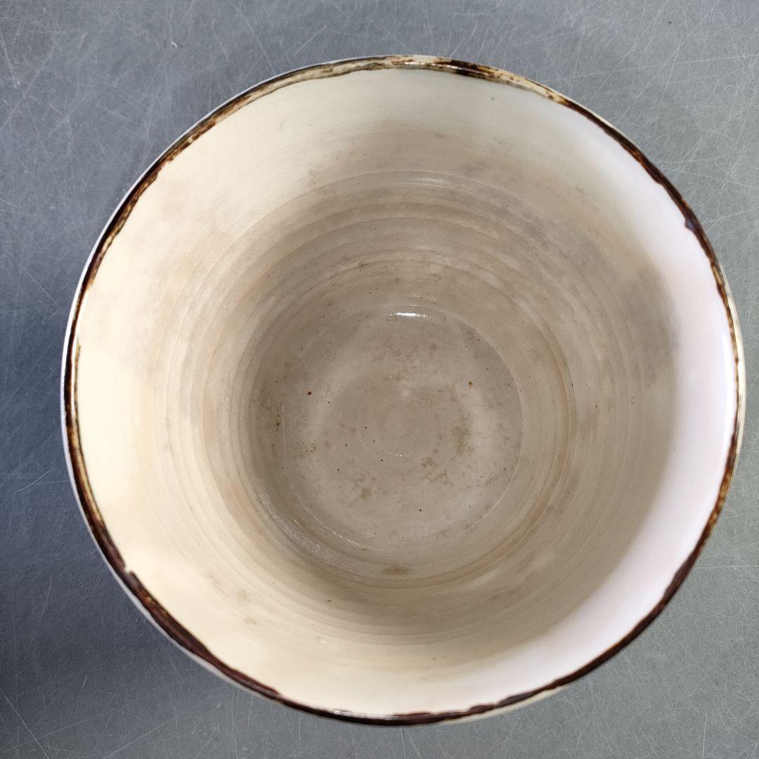 A1254-1/阿山人 造/桔梗の画向付5客/共箱/飾鉢/盛鉢/菓子鉢/懐石道具