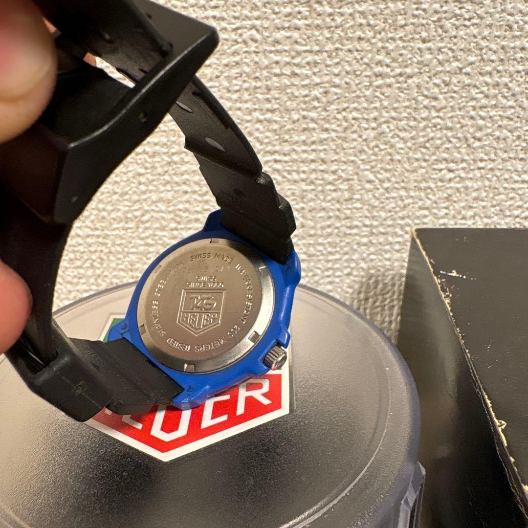 【希少カラー】TAG HEUER フォーミュラ1 青×黒 説明書付き