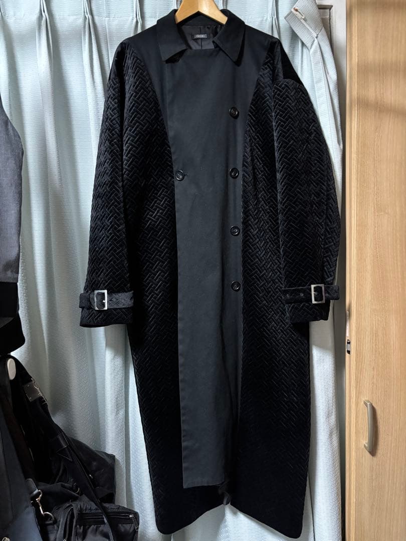 マキシ丈　スーパーロングコート黒