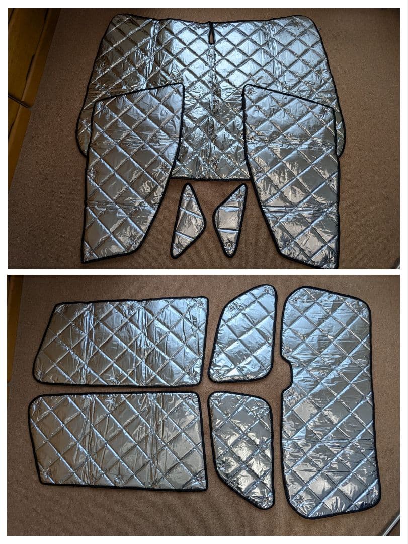 エスティマ アイズマルチシェード フロント&リヤフルセット 車中泊 海水浴