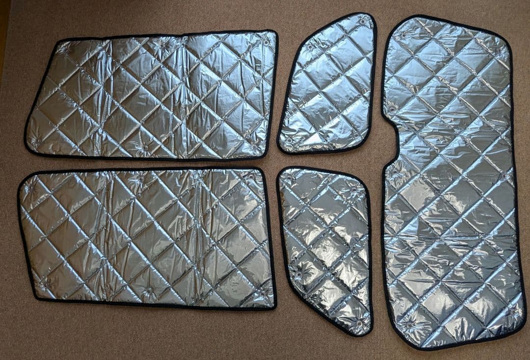 エスティマ アイズマルチシェード フロント&リヤフルセット 車中泊 海水浴