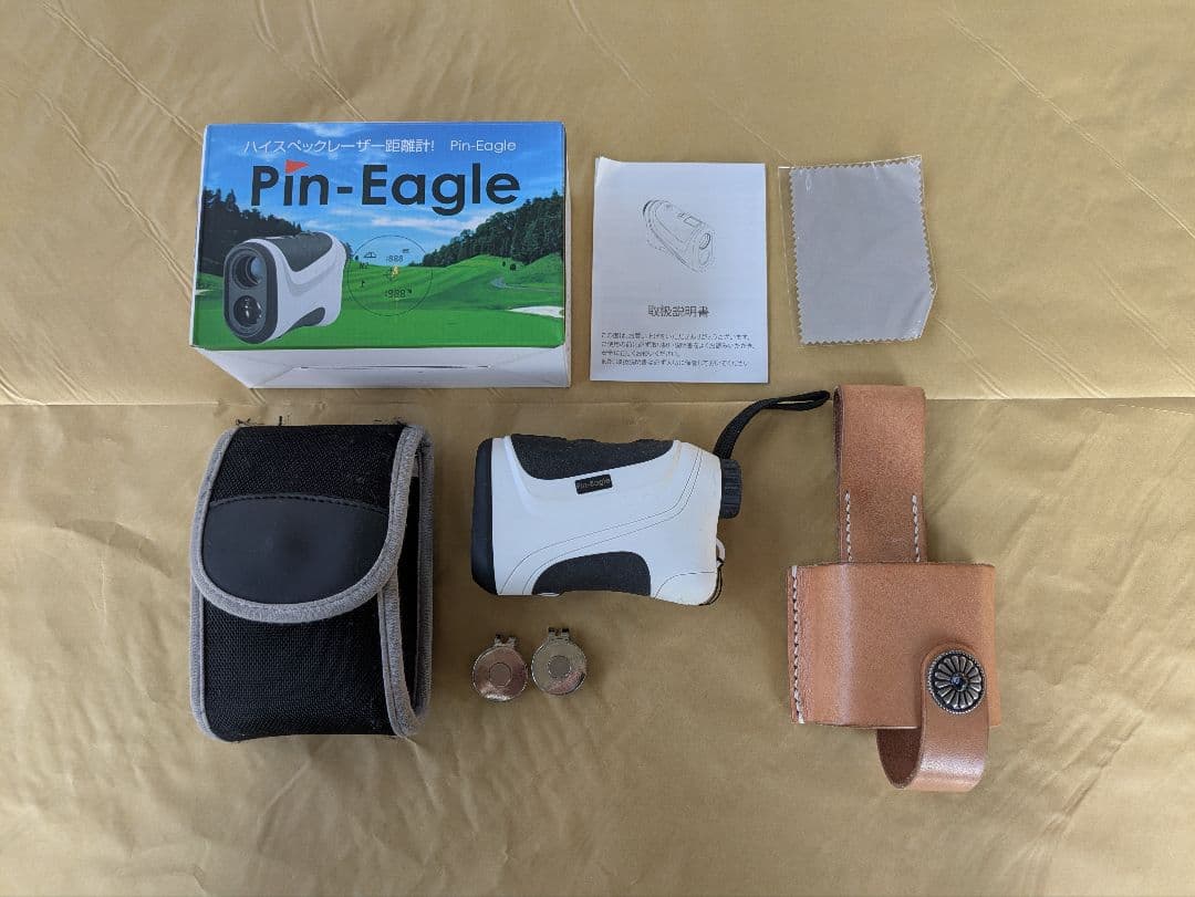Pin-Eagle ゴルフ用距離計　ピンイーグル　ケース　本革