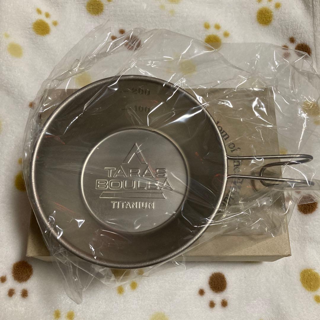 アシックス TARASBOULBA チタニューム シェラカップ 箱入新品未使用