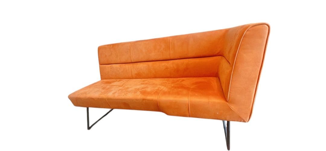 オレンジ色　ダイニングソファ　大特価　明日まで販売