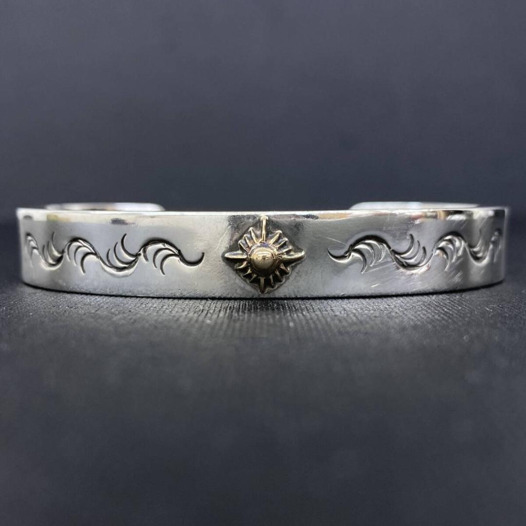 ARIZONA FREEDOM B-24b K18太陽神 唐草10mmバングル