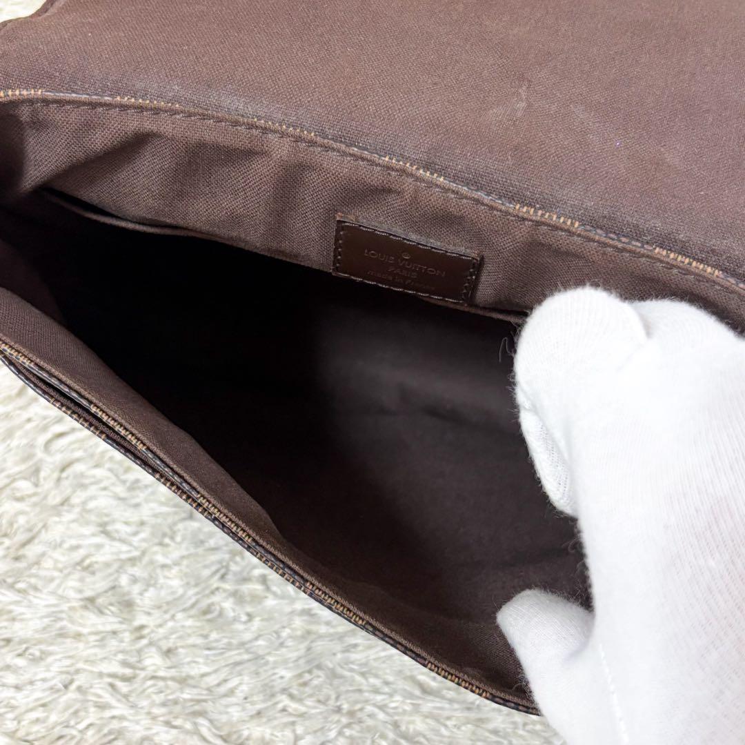 【極美品】ルイヴィトン ディストリクトPM ダミエ エベヌ N41213