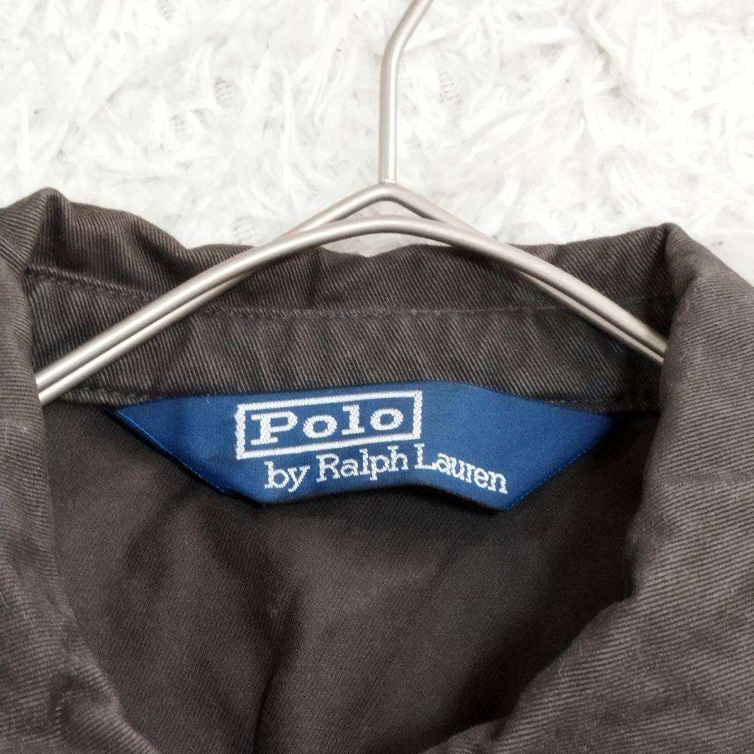 17244✨ポロラルフローレン 三角タグ スウィングトップ 90s S ブルゾン