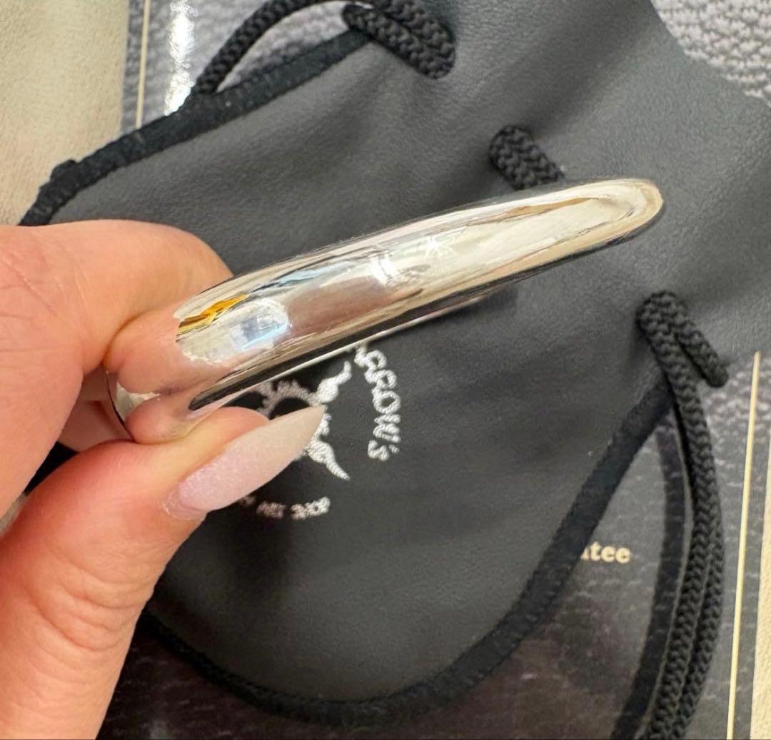 FIRST ARROW's K18付サークルセンター バングル