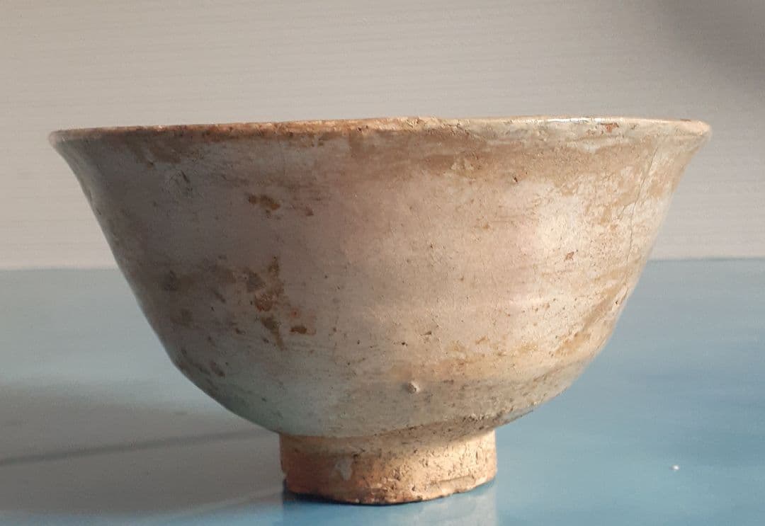 高麗茶碗　李朝初期～中期頃　伝世品　李朝茶碗　井戸茶碗　粉引茶碗　茶道具　茶器