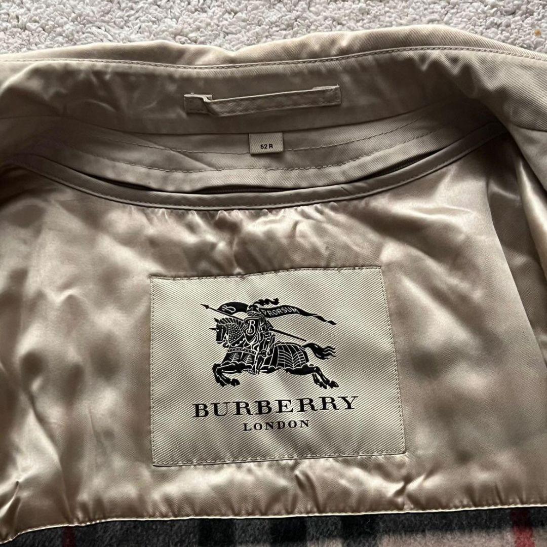 ✨現行✨バーバリーロンドン ステンカラーコート ノバチェック ライナー カシミヤ