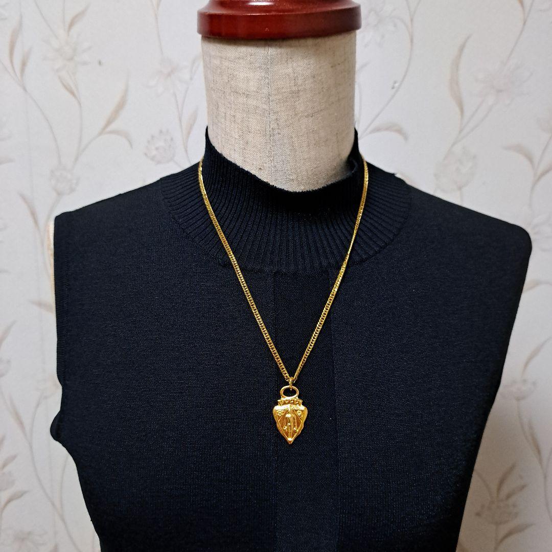 美品　GUCCI オールドグッチ チャーム 　&　チェーン50cm3㎜付き