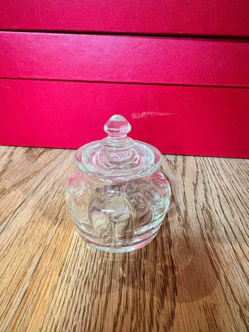 舩木倭帆　蓋付きキャニスターガラス瓶