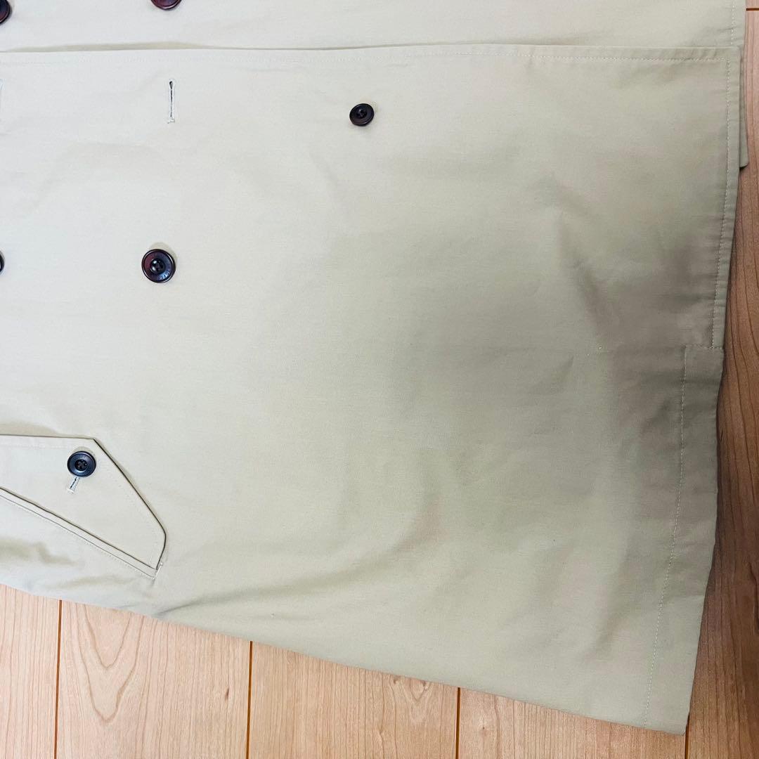 Fred Perry 赤チェック　トレンチコート　ロングコート