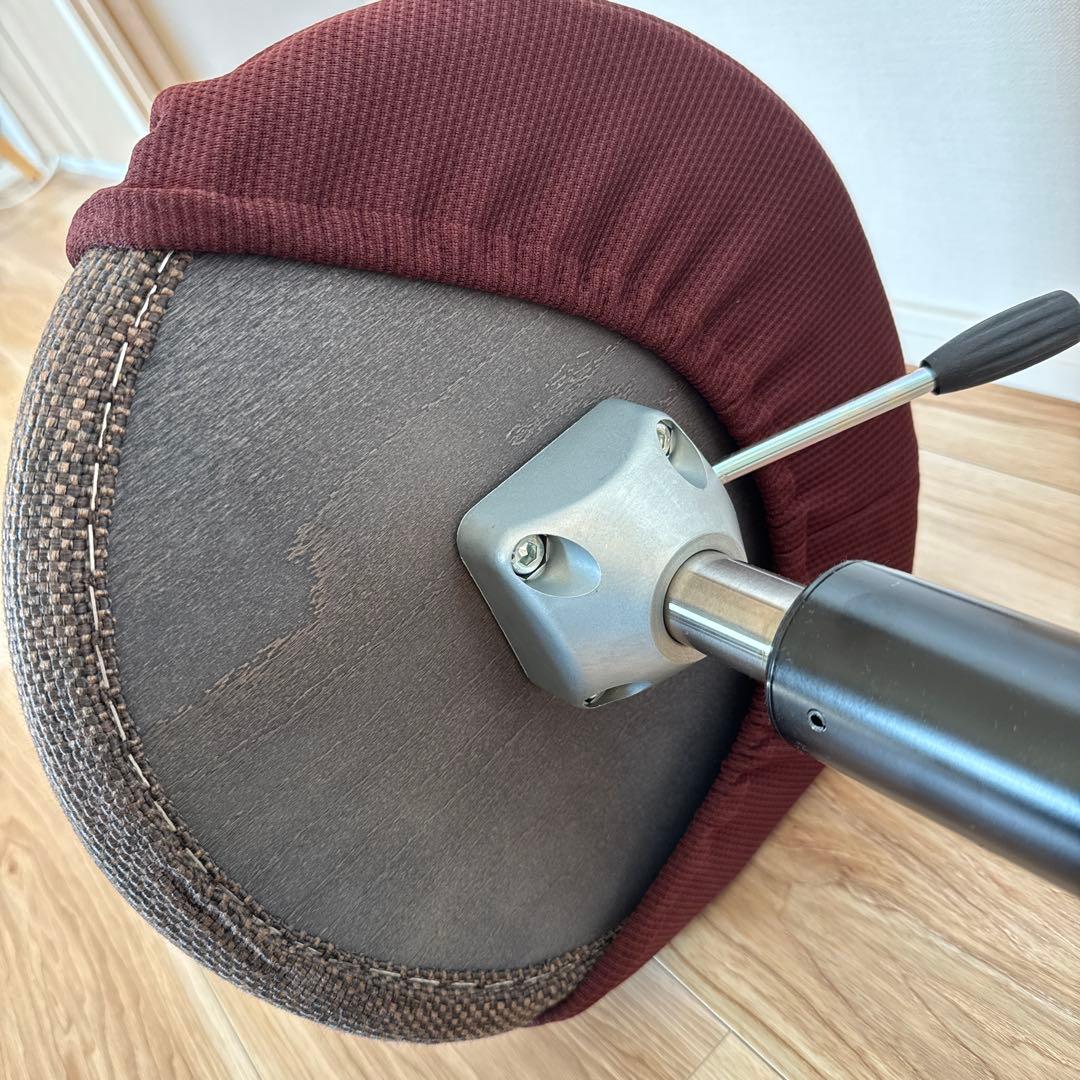 美品　バランスラボ バランスチェア バランスシナジー 織柄　茶色