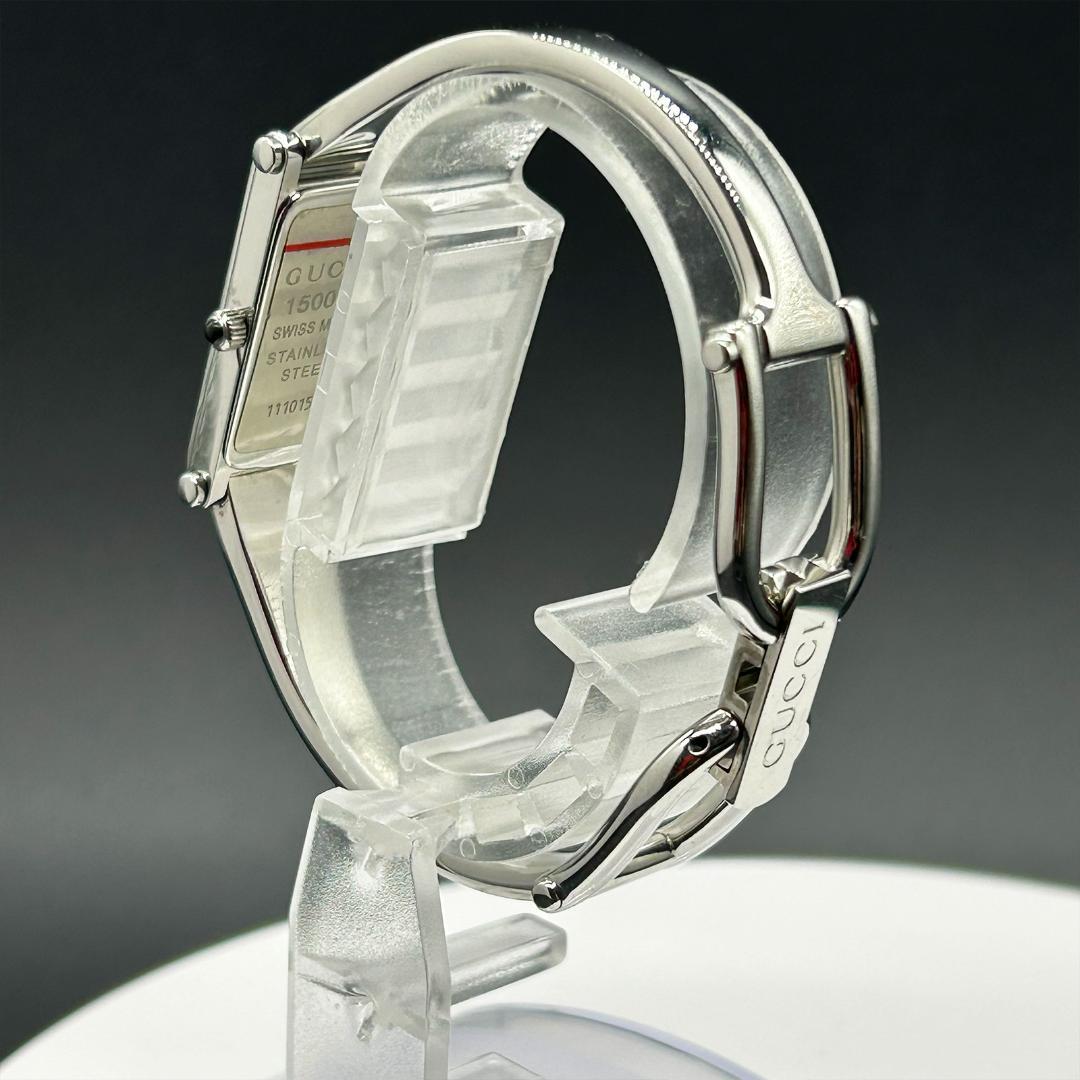 稼働【美品】GUCCI グッチ 時計 1500L シェル文字盤 レディース