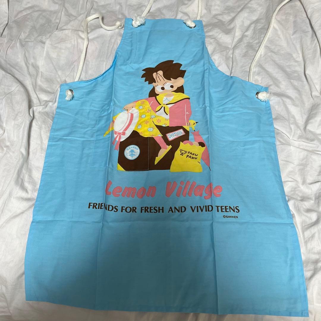 昭和レトロ　レモンちゃん　エプロン　新品未使用