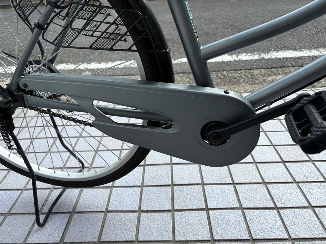 ベイスターズ　シティサイクル グレー 26インチ　引き取り限定